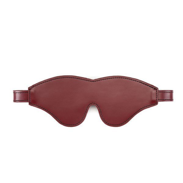 Шкіряна маска на очі Liebe Seele Wine Red Blindfold SO9449