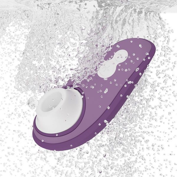 Вакуумний кліторальний стимулятор Womanizer Liberty 2 Purple, 8 режимів, магнітна кришечка SX0523