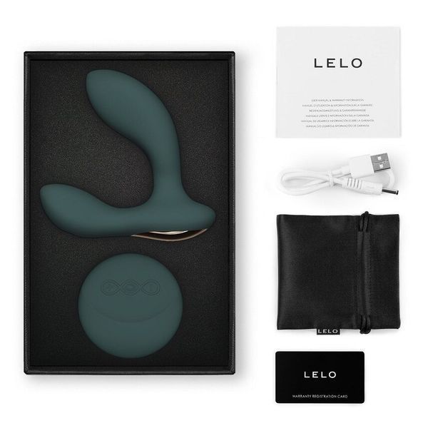 Масажер простати LELO Hugo 2 Remote Green, 2 мотори, дуже потужний, пульт ДК SX0690