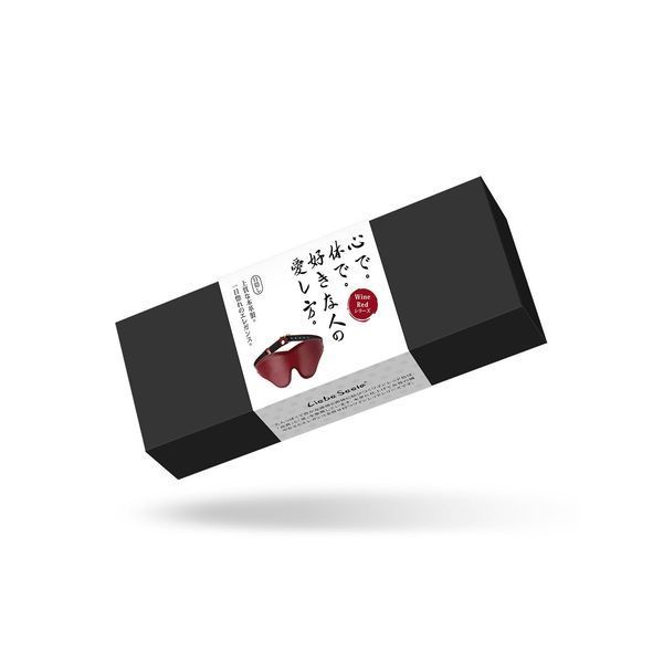 Шкіряна маска на очі Liebe Seele Wine Red Blindfold SO9449