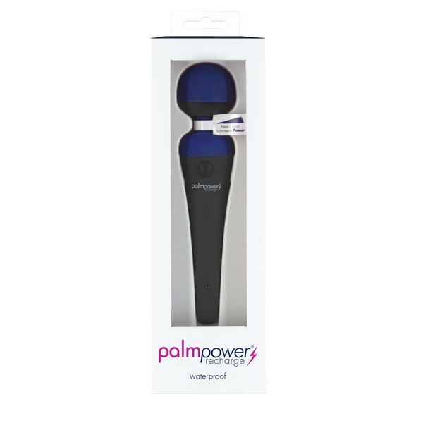 Вибромассажер PalmPower Recharge Blue, перезаряжаемый, гибкая головка, тревел-замок SO8901