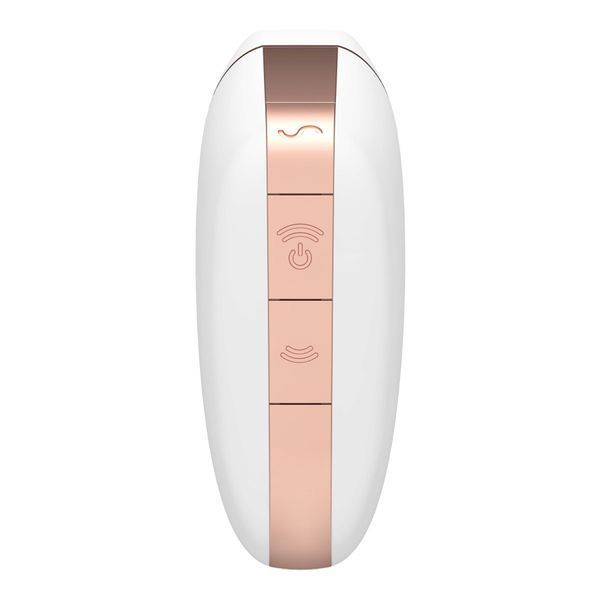 Вакуумный клиторальный стимулятор Satisfyer Love Triangle White с управлением через интернет SO3896