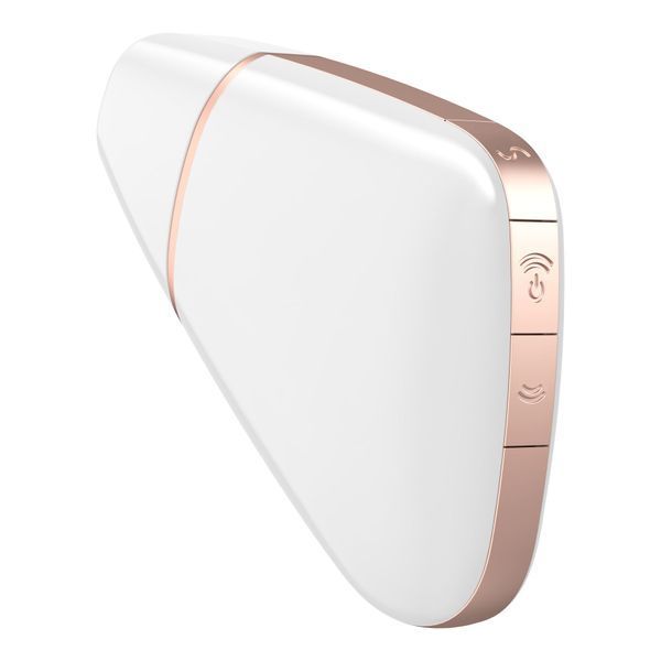 Вакуумный клиторальный стимулятор Satisfyer Love Triangle White с управлением через интернет SO3896