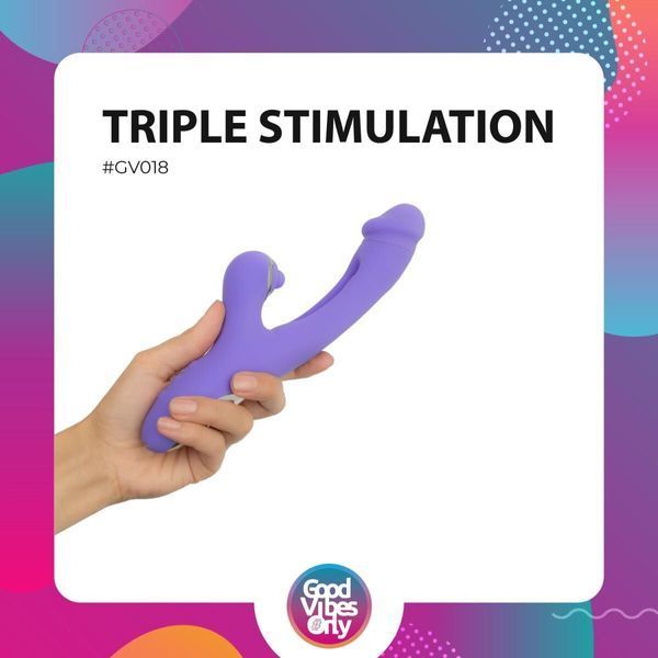 Вибратор-кролик Good Vibes Only - Tess Rabbit Vibrator with G-Spot Stimulator SX3065