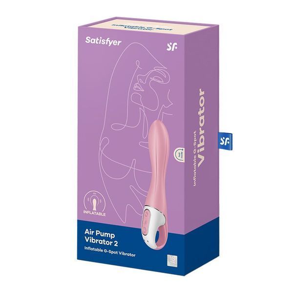 Вибратор точки G надувной Satisfyer Air Pump Vibrator 2 SO8411
