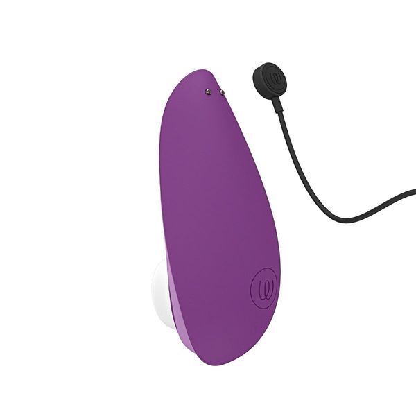 Вакуумний кліторальний стимулятор Womanizer Liberty 2 Purple, 8 режимів, магнітна кришечка SX0523
