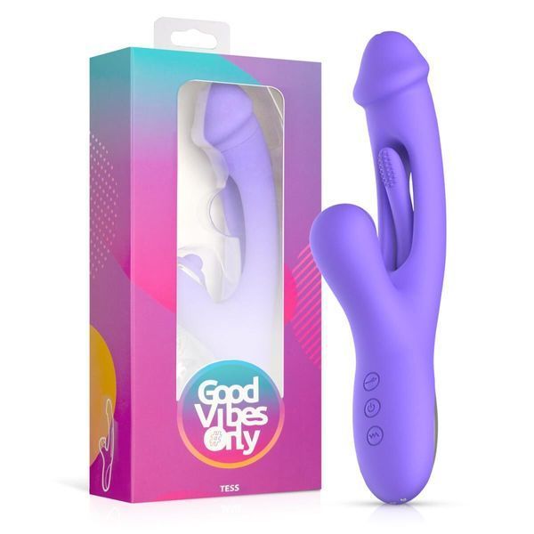 Вибратор-кролик Good Vibes Only - Tess Rabbit Vibrator with G-Spot Stimulator SX3065
