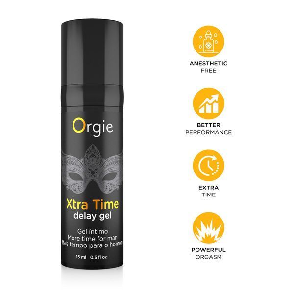 Гель-пролонгатор Orgie Xtra Time Delay Gel, 15 мл, на водной основе, без анестетиков SX1567