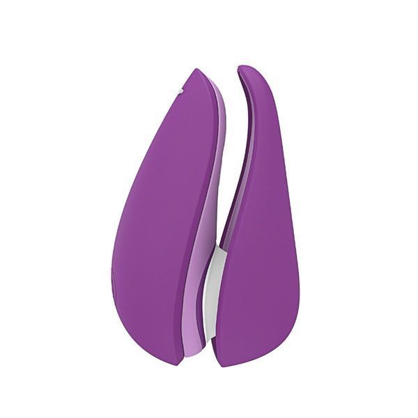 Вакуумний кліторальний стимулятор Womanizer Liberty 2 Purple, 8 режимів, магнітна кришечка SX0523