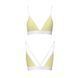 Спортивный топ с двойными бретелями Passion PS007 TOP M, yellow SO4276 фото 4