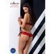 Комплект белья Passion Exclusive CHERRY SET OpenBra S/M, red, открытый лиф, трусики-юбочка PS25508 фото 4