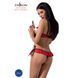 Комплект белья Passion Exclusive CHERRY SET OpenBra S/M, red, открытый лиф, трусики-юбочка PS25508 фото 2