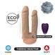 Двойной фаллоимитатор с вибрацией SilexD Double Gusto Vibro Flesh (Model 1 size 8" & 7") + LRS, диаметр 4,5 см и 3,7 см SO8209 фото 5