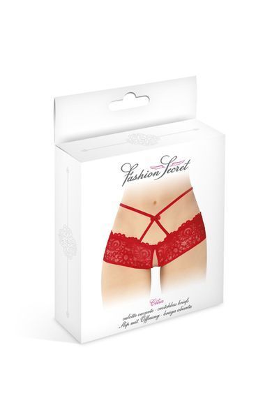 Трусики с доступом Fashion Secret Celia Red SX2614
