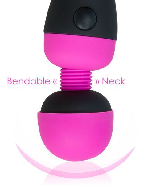 Вібромасажер PalmPower Recharge Pink, перезаряджуваний, гнучка головка, тревел-замок SO8902