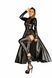 Платье-плащ с мокрым эффектом Noir Handmade F128C Powerwetlook gown coat, XL SX0016 фото 2