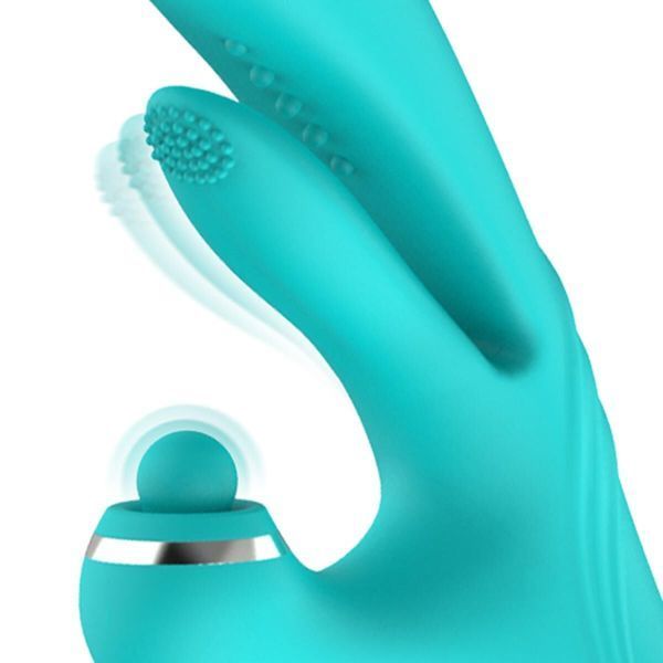 Вибратор-кролик Good Vibes Only - Lisa Thrusting Rabbit Vibrator with G-Spot Stimulator SX3066