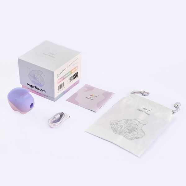 Вакуумний кліторальний смарт-стимулятор Magic Motion Unicorn Purple з вібрацією SO9602