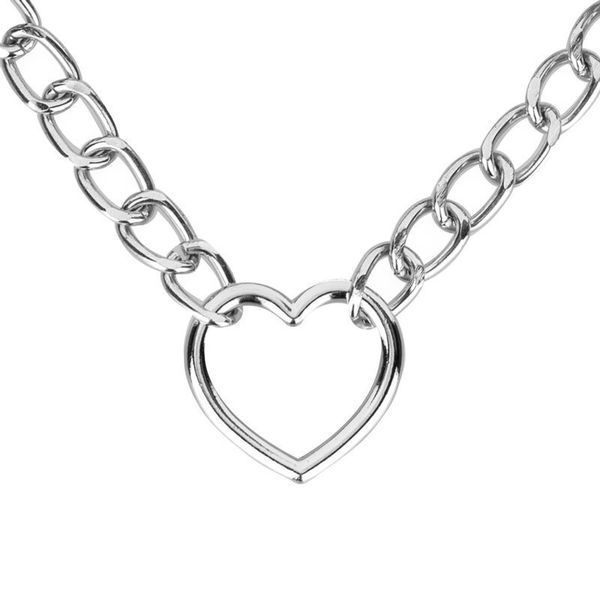 Ошейник с поводком Bedroom Fantasies: Collar with Chain - Silver SX2207