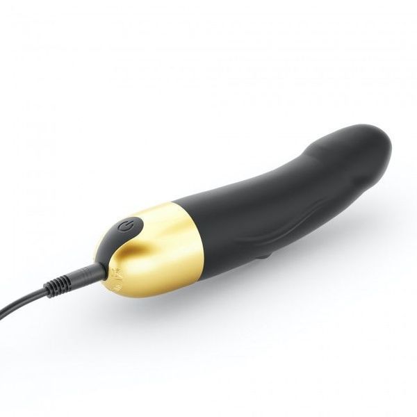 Вібратор Dorcel Real Vibration S Gold 2.0, діаметр 3,7см, перезаряджуваний, для точки G SO3565