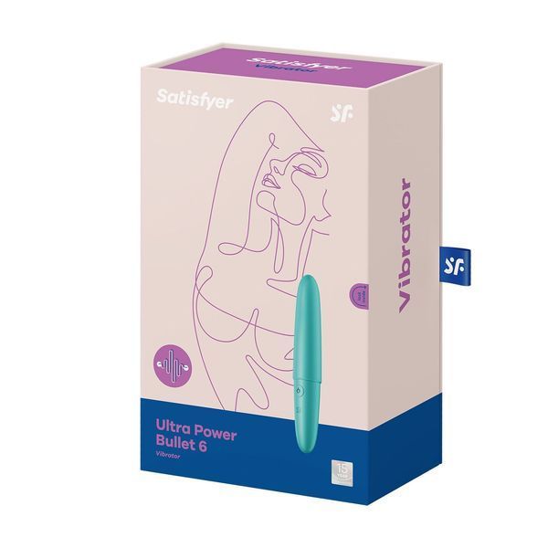 Мини-вибратор Satisfyer Ultra Power Bullet 6 Turquoise SO5434