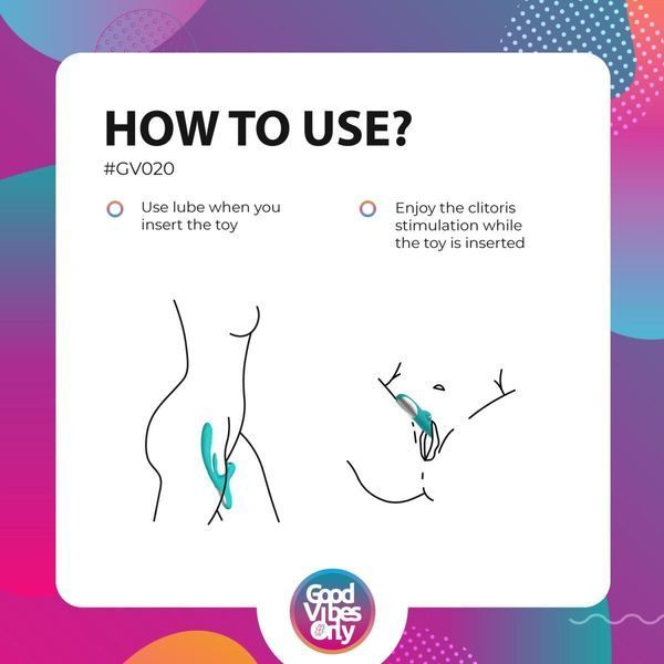 Вибратор-кролик Good Vibes Only - Lisa Thrusting Rabbit Vibrator with G-Spot Stimulator SX3066