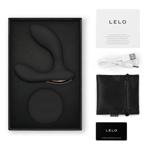 Массажер простаты LELO Hugo 2 Remote Black, 2 мотора, очень мощный, пульт ДУ SX0691