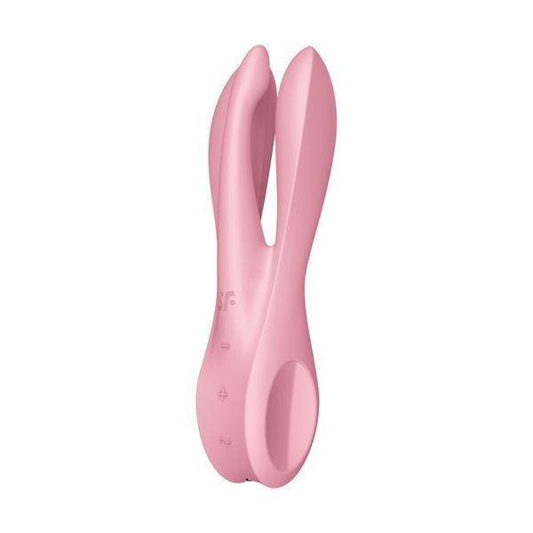 Клиторальный вибратор Satisfyer Threesome 1 Pink с тремя гибкими пальчиками SO6985