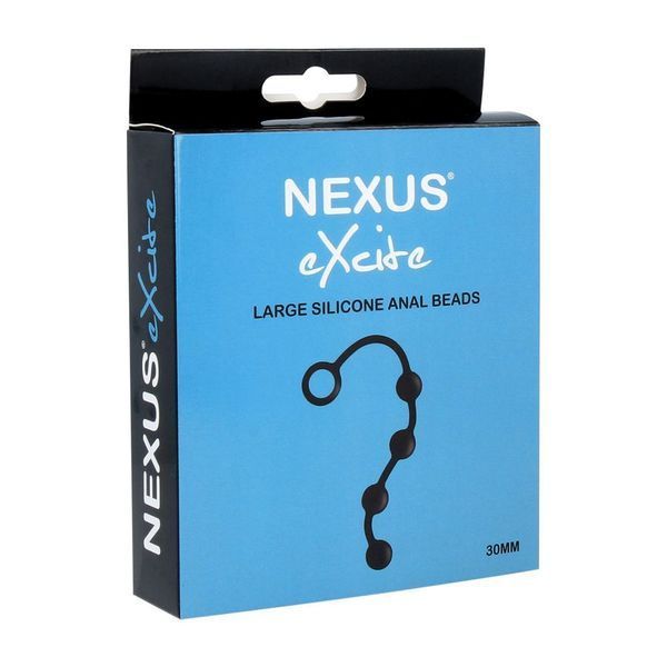 Анальные шарики Nexus Excite Large Anal Beads, силикон, макс. диаметр 3 см SO3843