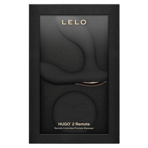 Массажер простаты LELO Hugo 2 Remote Black, 2 мотора, очень мощный, пульт ДУ SX0691