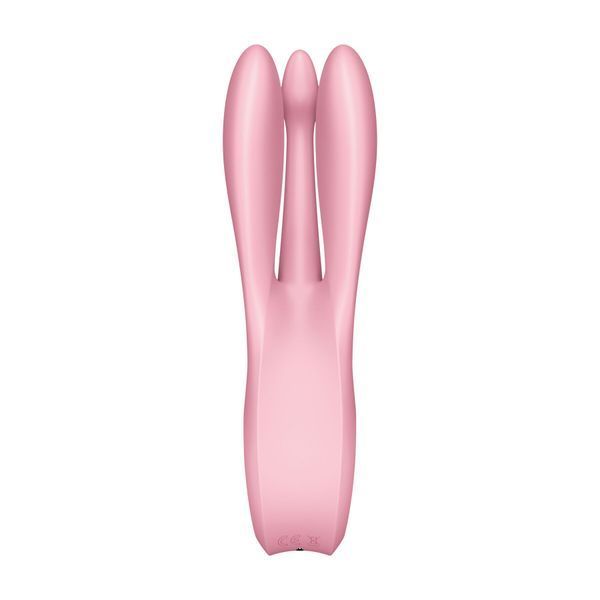 Клиторальный вибратор Satisfyer Threesome 1 Pink с тремя гибкими пальчиками SO6985