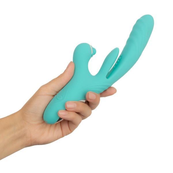 Вибратор-кролик Good Vibes Only - Lisa Thrusting Rabbit Vibrator with G-Spot Stimulator SX3066