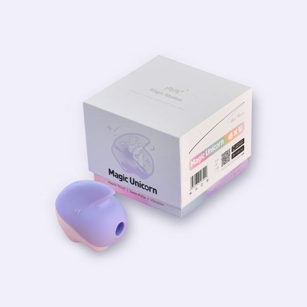 Вакуумний кліторальний смарт-стимулятор Magic Motion Unicorn Purple з вібрацією SO9602