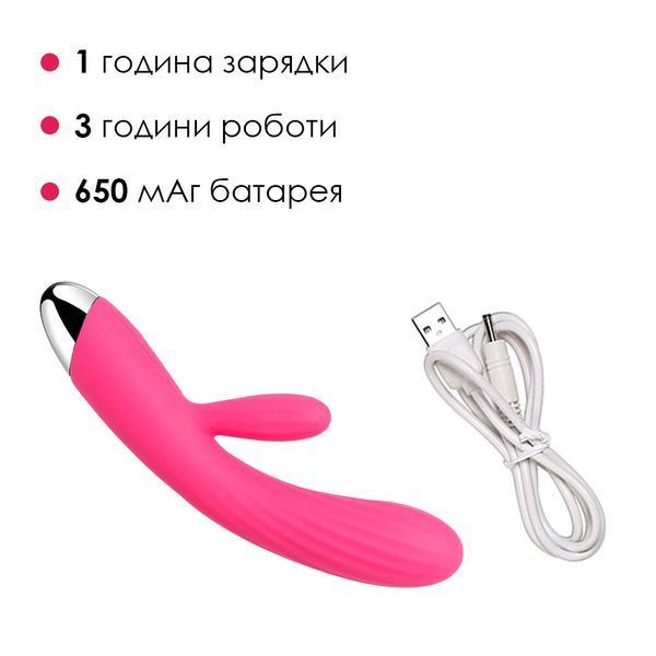 Интеллектуальный вибратор-кролик с подогревом Svakom Angel Plum Red SO4848