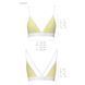 Спортивный топ с двойными бретелями Passion PS007 TOP S, yellow SO4277 фото 5