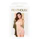 Приталена сорочка-сітка зі стрінгами Penthouse - All Yours White M/L SO4354 фото 3