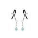 Зажимы для сосков Liebe Seele Glow-in-dark Nipple Clamps Light Blue SX1684 фото 1