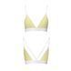 Спортивный топ с двойными бретелями Passion PS007 TOP S, yellow SO4277 фото 4