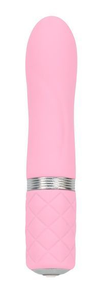Розкішний вібратор PILLOW TALK - Flirty Pink з кристалом Swarovski, гнучка головка SO2725