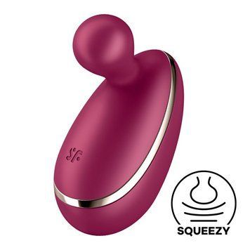 Вібратор для зовнішньої стимуляції Satisfyer Spot On 1 Berry, гнучкий відросток SO8413