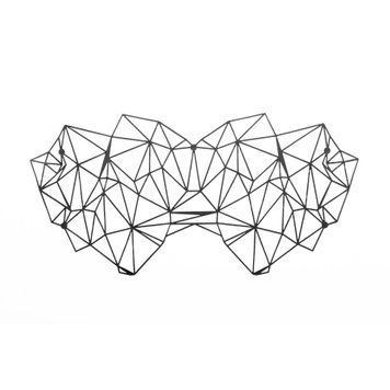 Маска на обличчя Bijoux Indiscrets - Kristine Mask, вінілова, клейове кріплення, без зав'язок SO2333