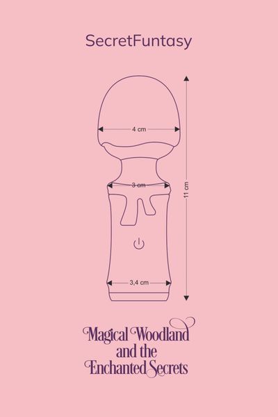 Мини-вибромассажер FairyGasm SecretFuntasy blue SX0647
