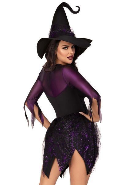 Костюм відьми Leg Avenue Mystical Witch M, сукня, капелюх SO9333