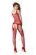 Красный бодистокинг с чулками Passion BS104 One Size, red SX1897 фото 2