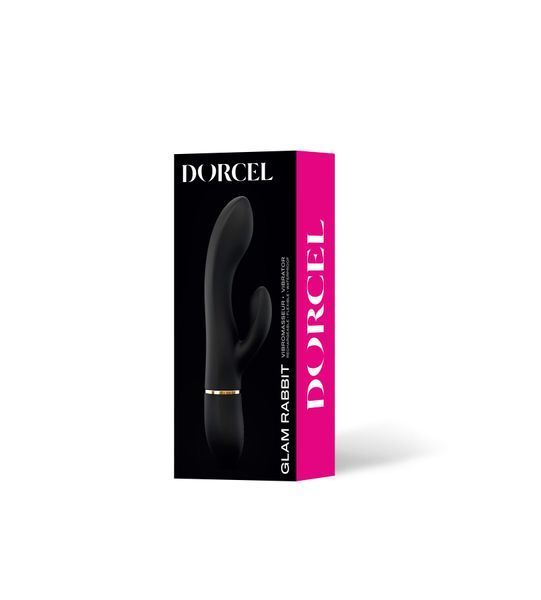 Вібратор-кролик Dorcel GLAM RABBIT, гнучкий стовбур, стимуляція точки G, 2 мотори SO3350