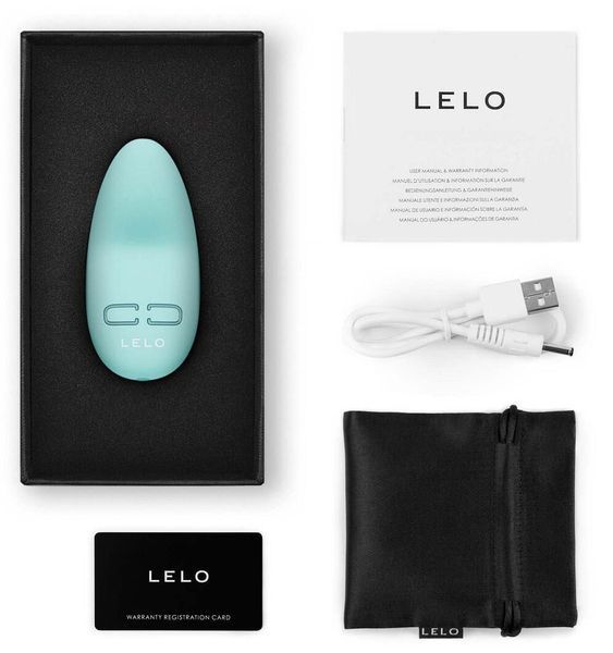 Мини-вибратор для клитора LELO Lily 3 Polar Green, 10 режимов, очень мощный SX0692