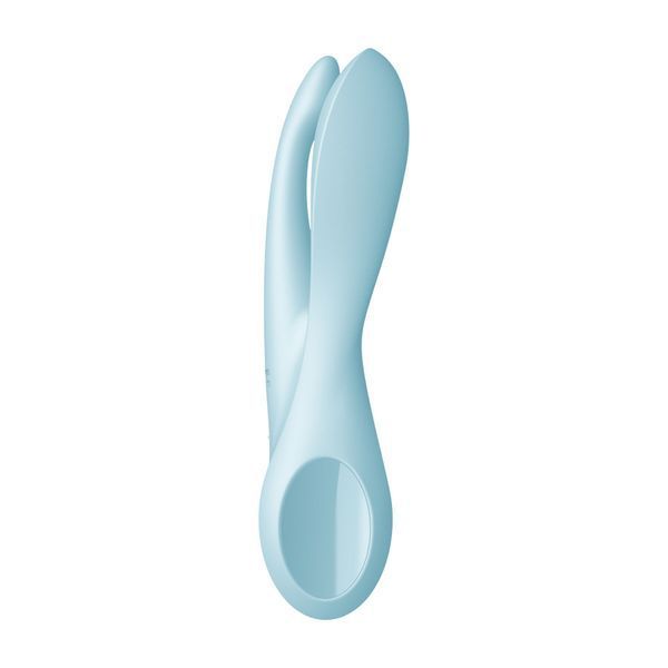 Кліторальний вібратор Satisfyer Threesome 1 Light Blue з трьома гнучкими пальчиками SO6986