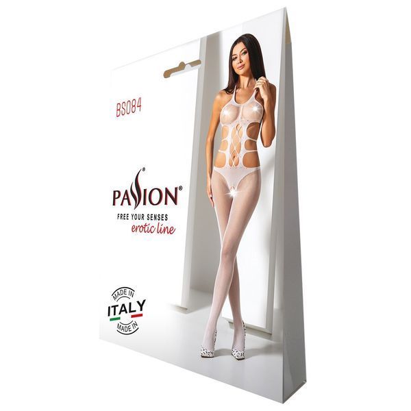 Эротический бодистокинг Passion BS084 white SO4743