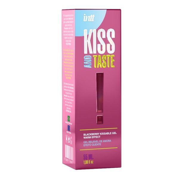 Массажный гель Intt KISS AND TASTE! (55 мл) со вкусом ежевики SX2660