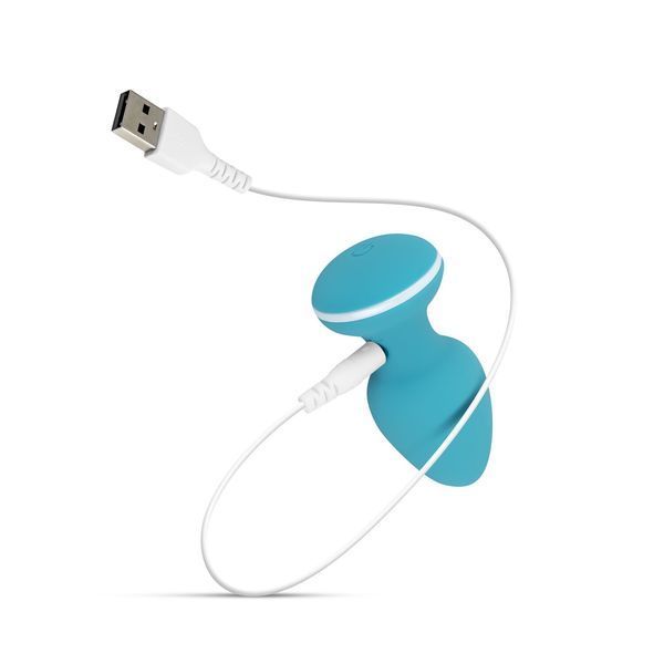 Анальна вібропробка Cala Azul &ndash; Blanca Vibrating anal plug, 10 режимів SO8887